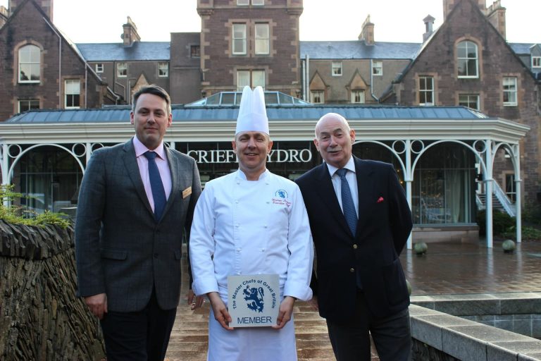 CRIEFF HYDRO’S WARREN BROWN INDUCTED INTO MASTER CHEFS OF GREAT BRITAIN