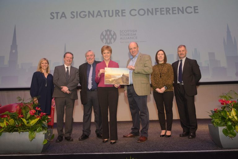First minister announces £5.5M tourism funding at STA conference